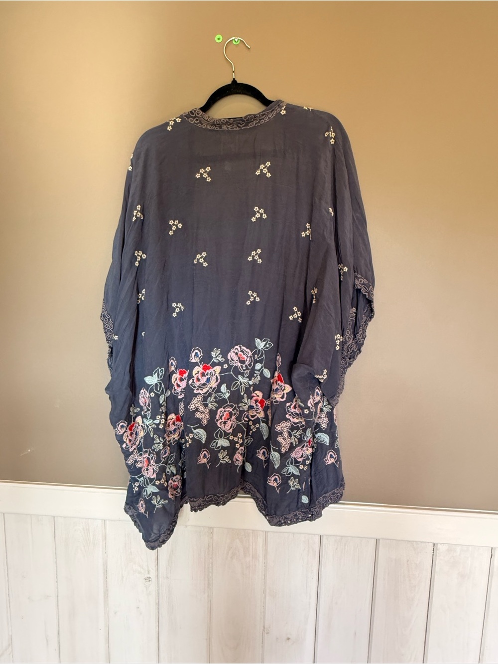 Johnny Was Embroidered Floral Kimono - Picture 5 of 6